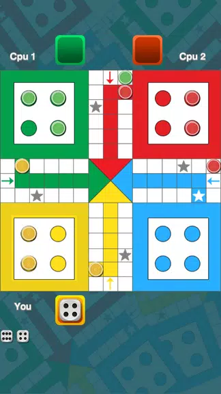 Ludo Classic Guru : Board Game Tangkapan skrin 1