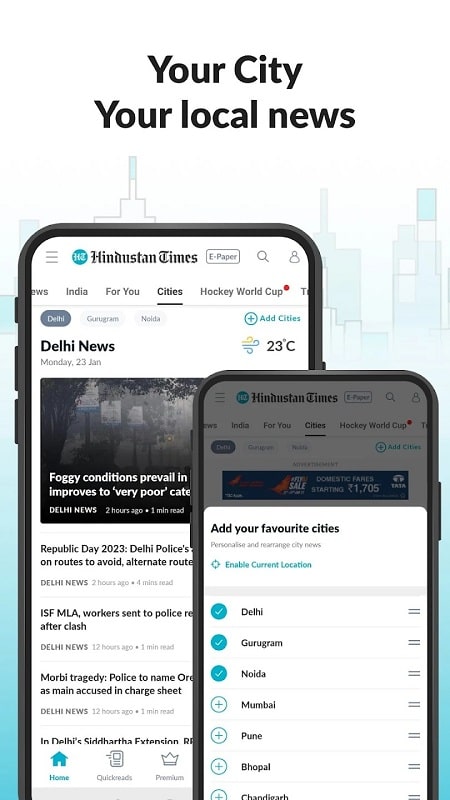 Hindustan Times স্ক্রিনশট 1