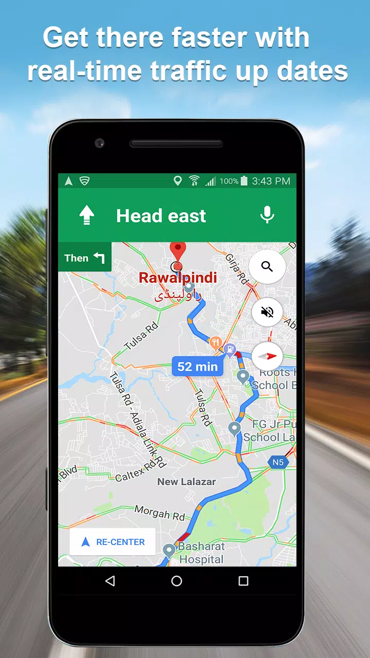 Maps GPS Navigation Route Directions Location Live 螢幕截圖 1