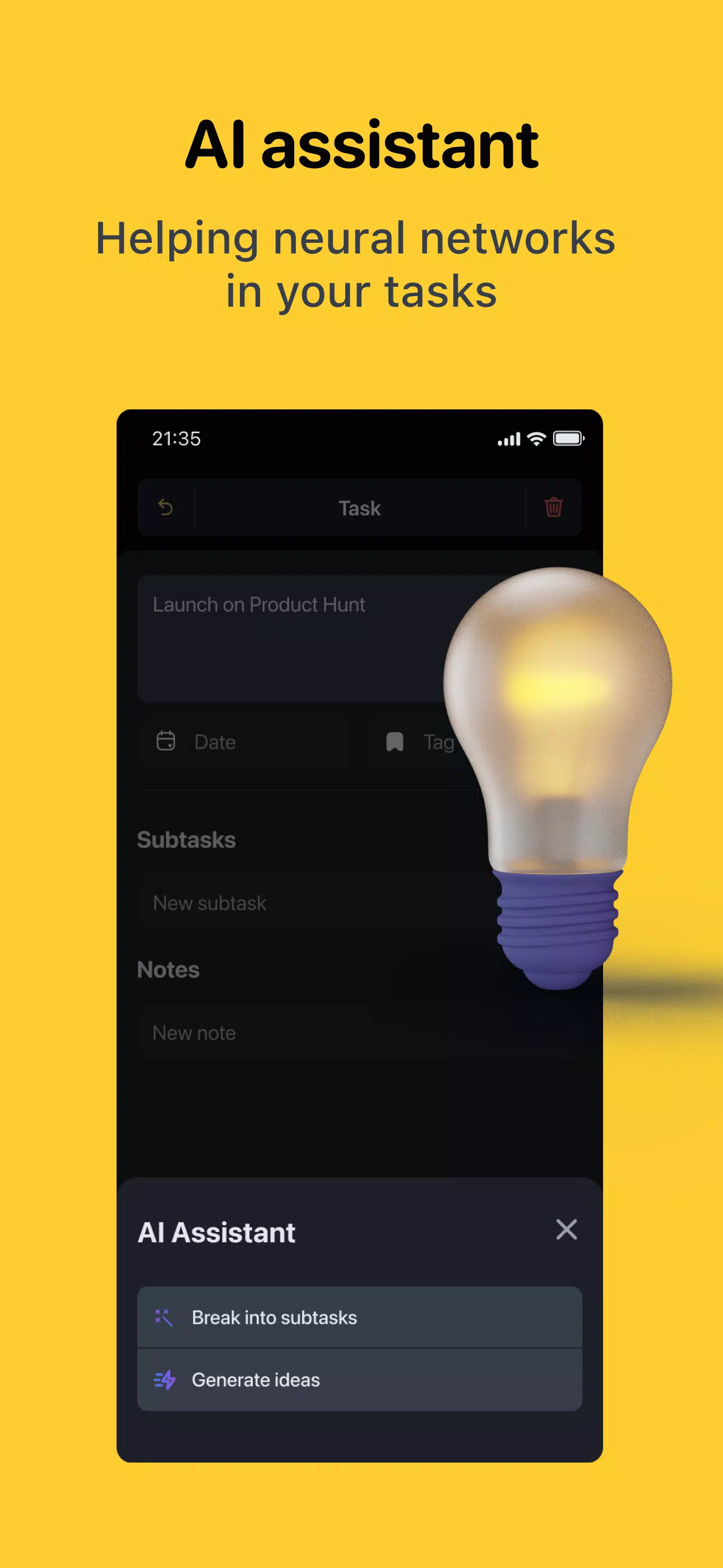 Hubit Plan: task manager Schermafbeelding 1