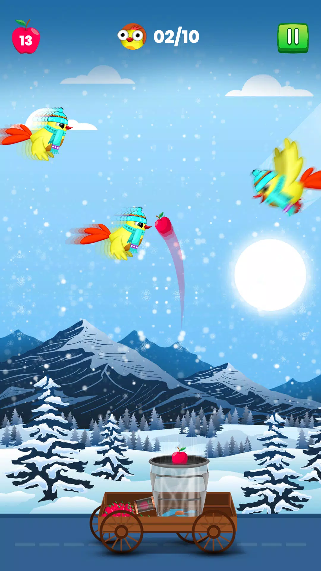 Hungry Birds Food: Bird Game ဖန်သားပြင်ဓာတ်ပုံ 3