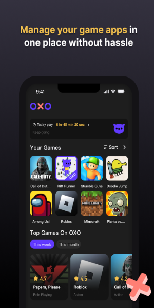 OXO Game Launcher Tangkapan skrin 2