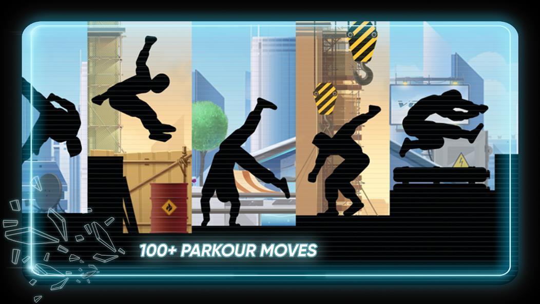 Vector: Parkour Run Mod ဖန်သားပြင်ဓာတ်ပုံ 2