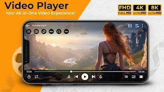 ZMPlayer: HD Video Player app Capture d'écran 0