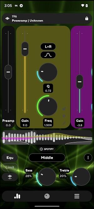 Schermata Poweramp Equalizer 0