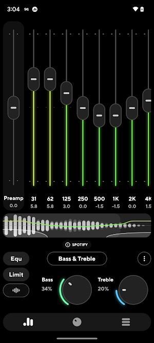 Poweramp Equalizer ภาพหน้าจอ 2