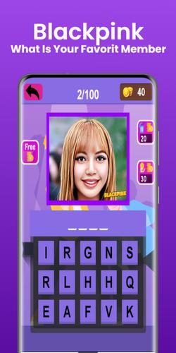Kpop Idol Cartoon ဖန်သားပြင်ဓာတ်ပုံ 3
