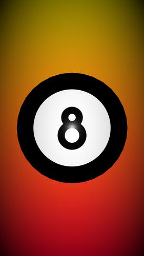 Magic 8 Ball Live Wallpaper 3D Schermafbeelding 2