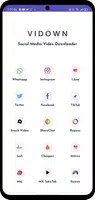 Video downloader - Vidown 螢幕截圖 0