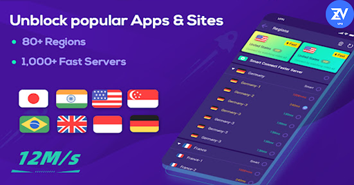 Zwx Vpn - 150Mb/s Speed Server 스크린샷 3