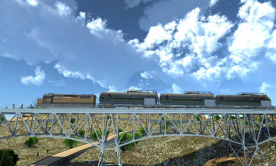 Oil Tanker Train Driving Sim应用截图第3张