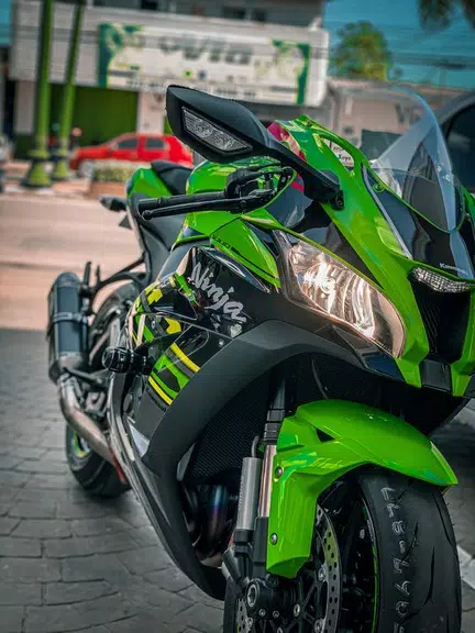 Kawasaki Ninja ZX10r Wallpaper 스크린샷 3