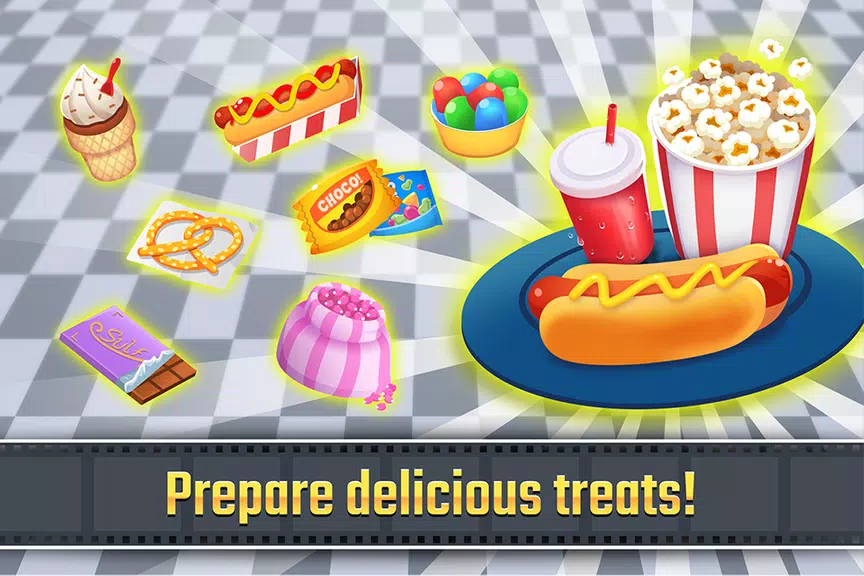 My Cine Treats Shop: Food Game Captura de tela 2