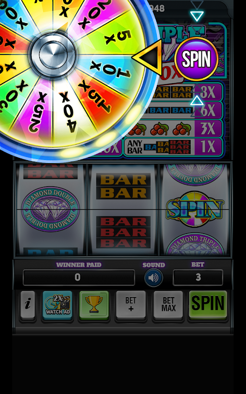 Diamond Triple Slots - Vegas Slots Zrzut ekranu 0