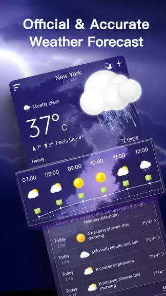 Schermata Live Weather Forecast 3