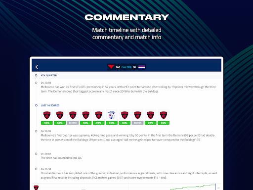 AFL Live Official App ဖန်သားပြင်ဓာတ်ပုံ 1