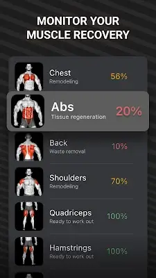 Workout Planner Muscle Booster Screenshot 3