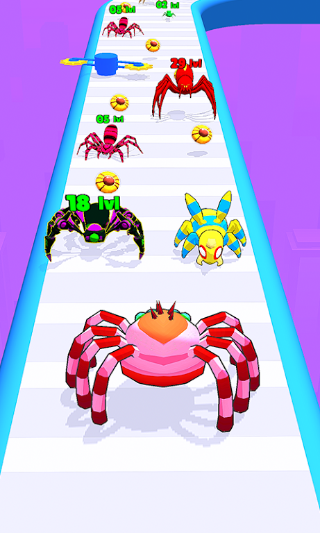 Spider & Insect Evolution Run Captura de pantalla 2