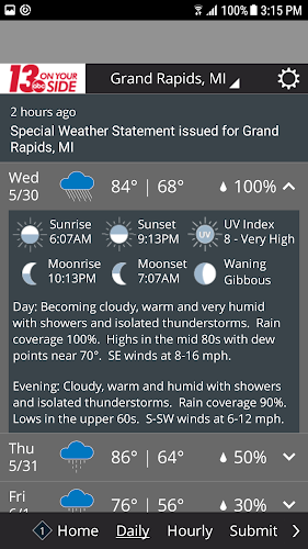 WZZM 13 Weather应用截图第1张