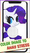 Pony Pixel Art Coloring Book ဖန်သားပြင်ဓာတ်ပုံ 1