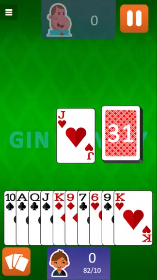 Gin Rummy Free Card Game Ảnh chụp màn hình 2