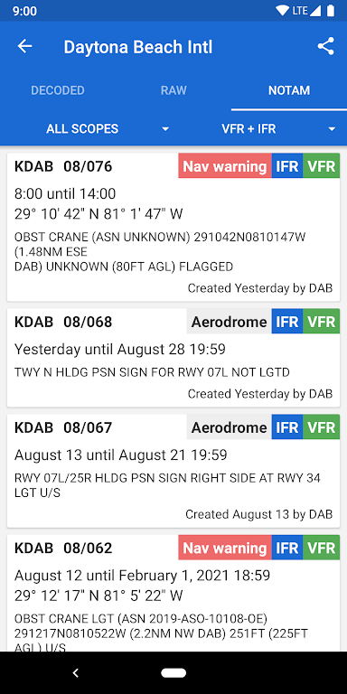 Avia Weather – METAR & TAF Mod Скриншот 3