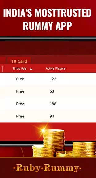 Ruby Rummy ဖန်သားပြင်ဓာတ်ပုံ 1