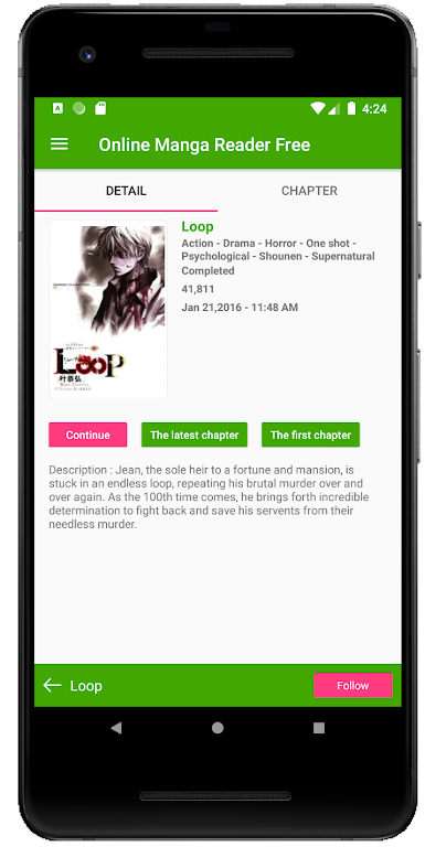 Free Manga Reader Online Offline 螢幕截圖 1