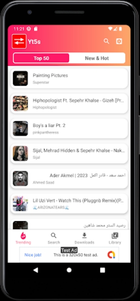 Yt5s.io Music Downloader Zrzut ekranu 1