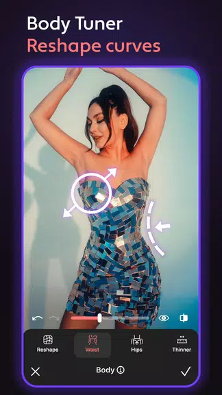 Cosmo Hair Editor, Face Filter Tangkapan skrin 3