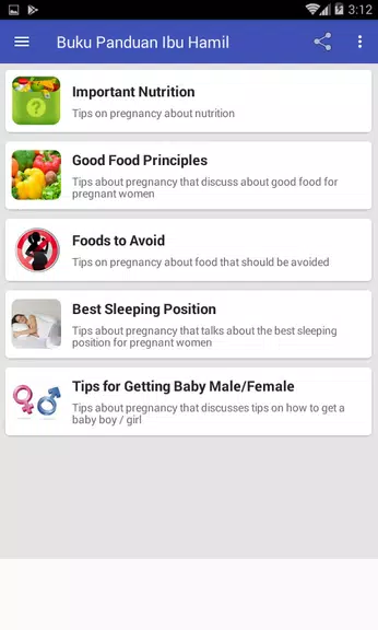 Pregnancy Guide Schermafbeelding 2