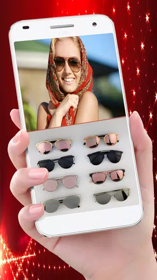 Stylish Sun Glasses Photo Edit Captura de pantalla 0