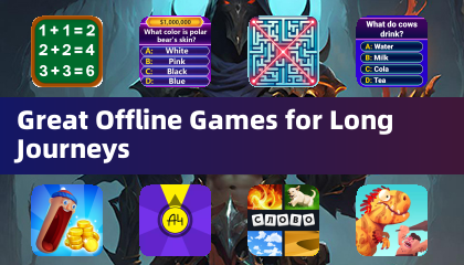 Meilleurs jeux hors ligne pour les longs voyages