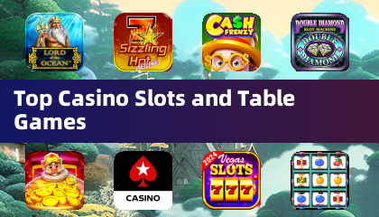 Las mejores tragamonedas de casino y juegos de mesa