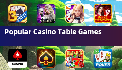 Populaire casinotafelgames