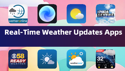 Echtzeit-Wetter-Updates Apps