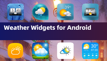 Wetterwidgets für Android