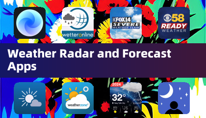 Wetterradar- und Prognose -Apps