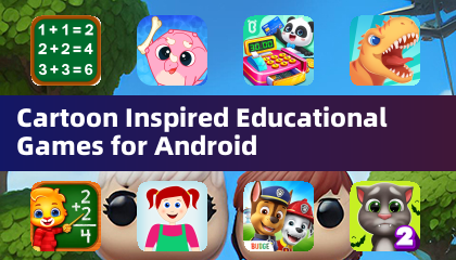 Cartoon Inspired Educational Games for Android