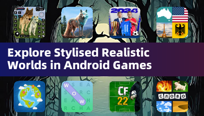 Исследуйте стилизованные реалистичные миры в играх на Android