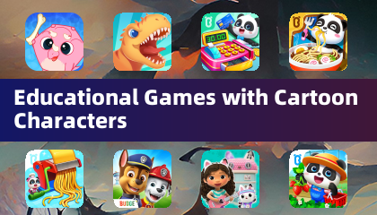 Educational Games with Cartoon Characters