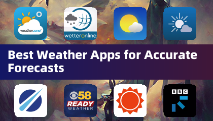 正確な天気予報に最適なアプリ