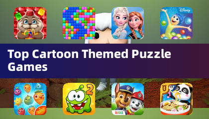 Top Cartoon Themed Puzzle Games