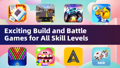 Juegos de construcción y batalla emocionantes para todos los niveles de habilidad