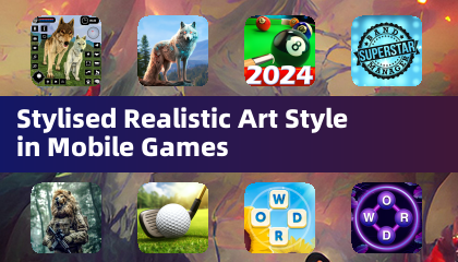 Estilo artístico realista estilizado en juegos móviles