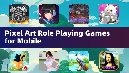 モバイル向けピクセルアートRPGゲーム